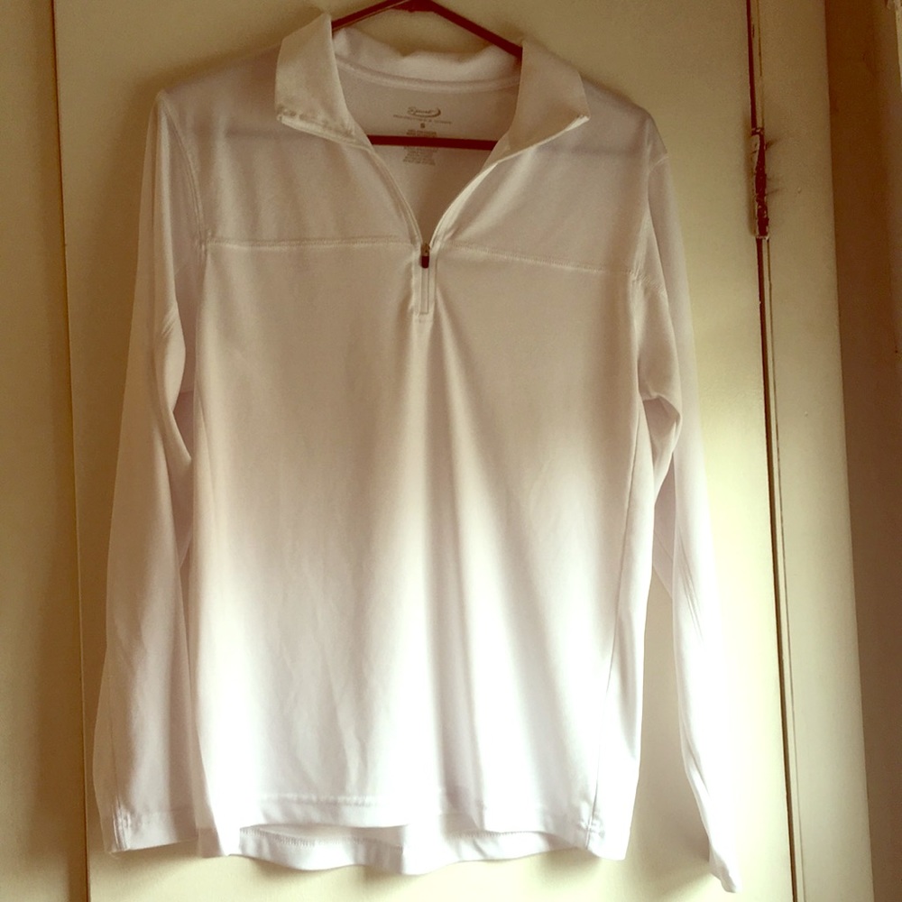 Half-zip workout shirt